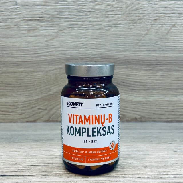 Iconfit Vitaminų-B kompleksas - 90 kaps.