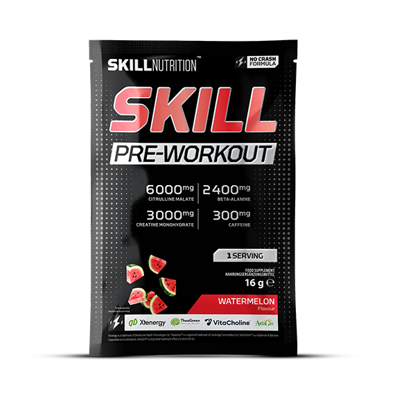 SKILL NUTRITION Skill Pre-Workout - 16g Gervuogės