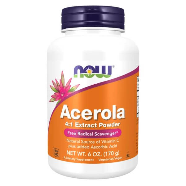 NOW Acerola 4:1 Extract Powder - 170g