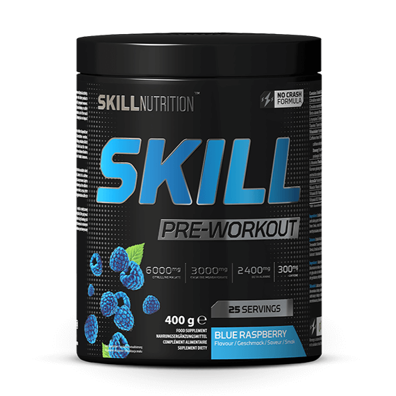 SKILL NUTRITION Skill Pre-Workout - 400g + plaktuvė DOVANŲ Arbūzai