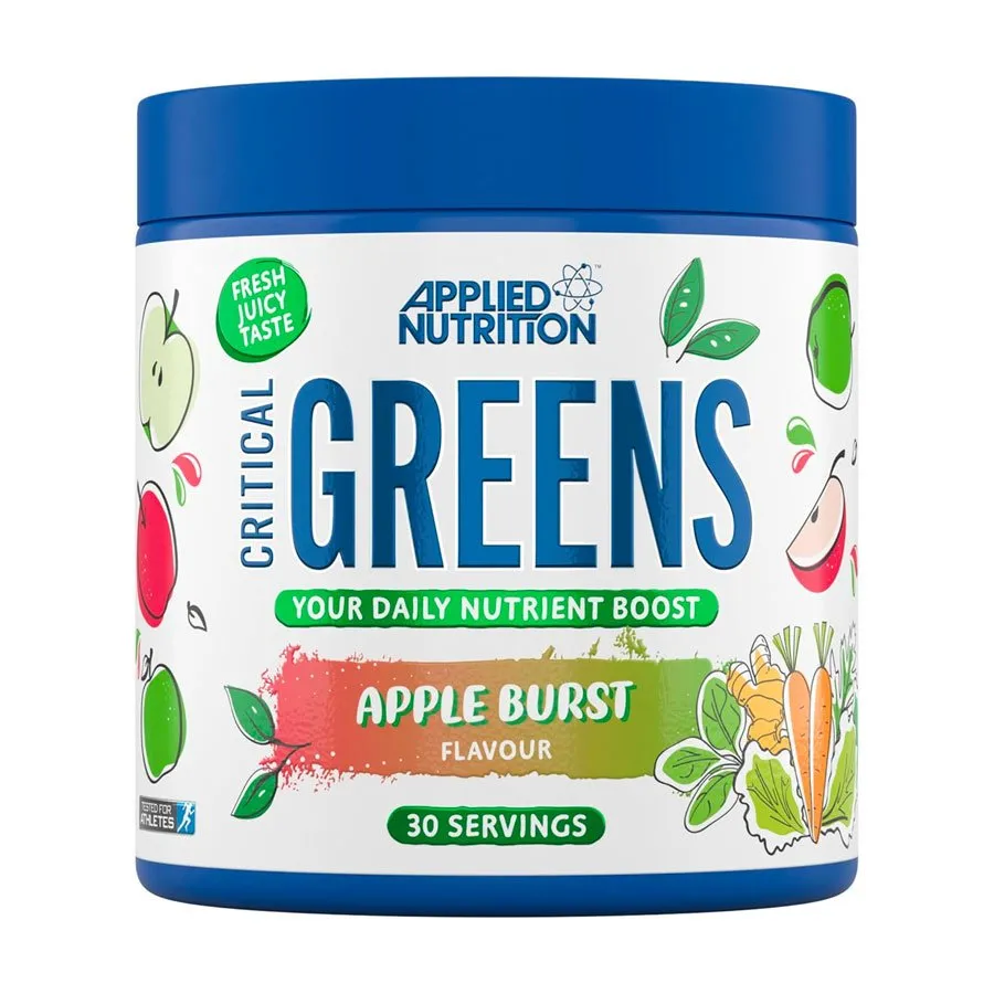 APPLIED NUTRITION Critical Greens - 150g (su skoniu) Obuoliai