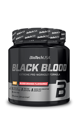 Biotech Black Blood CAF+ 300 g. - Blueberry skonis