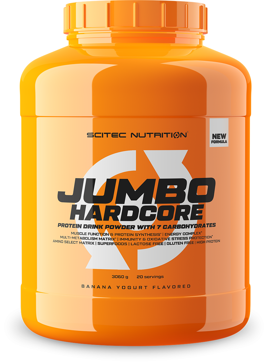 Scitec Jumbo Hardcore 3060 g. - Brittle white chocolate skonis