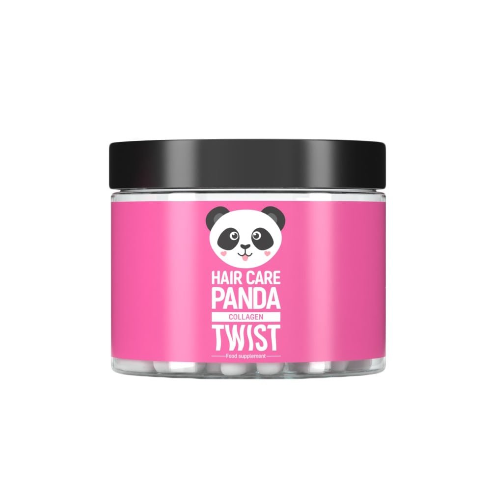 Hair Care Panda Collagen Twist, 60 kapsulių