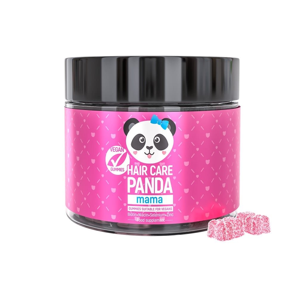 Hair Care Panda Vegan Gummies Mama, maisto papildas, 30 guminukų