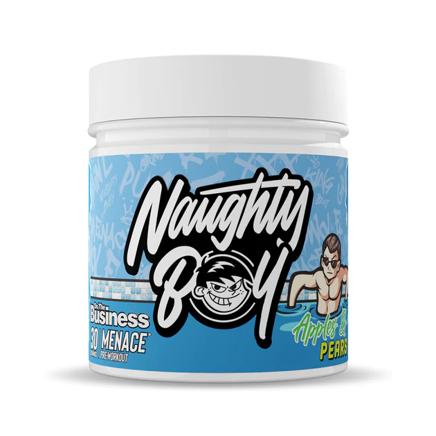 Naughty Boy Menace® Do The Business Pre-Workout 390 g. - Apples & Pears skonis