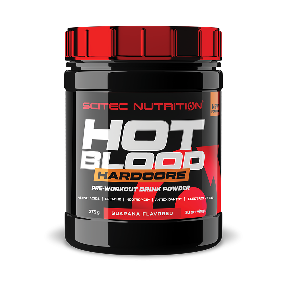 Scitec Hot Blood Hardcore 375g. - Tropical punch skonis