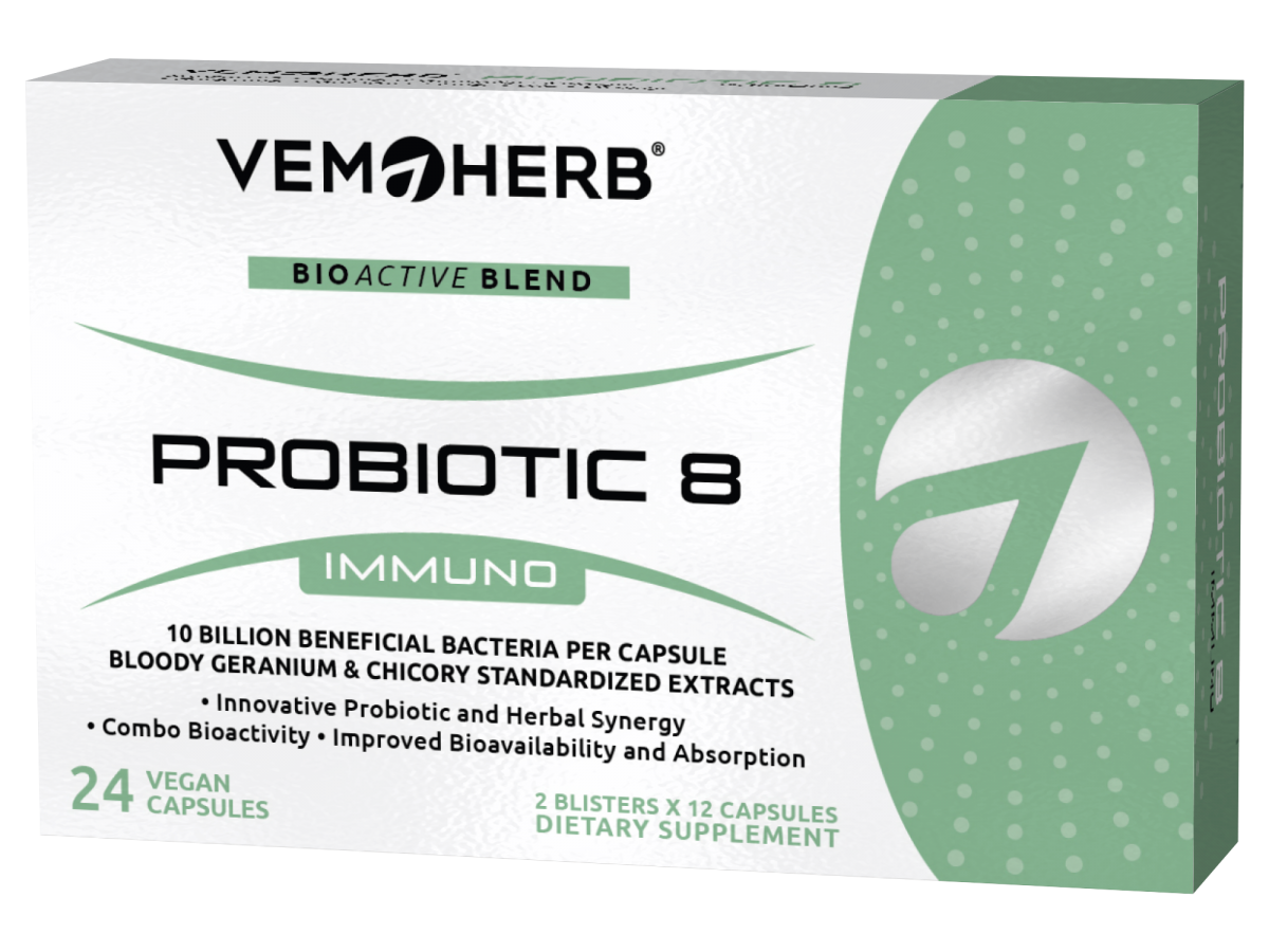 VemoHerb Probiotic 8+ 24 kaps.