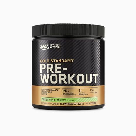 Optimum Nutrition Gold Standard Pre Workout 330 g. - Obuolių skonis