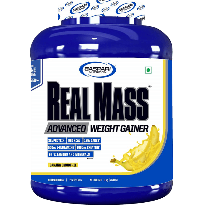 Gaspari Nutrition Real Mass Advanced 2720 g. - Chocolate milkshake skonis