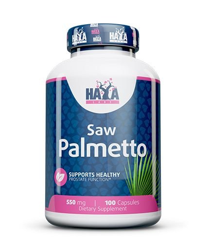 Haya Labs Saw Palmetto (Gulsčioji serenoja) 100 kaps.