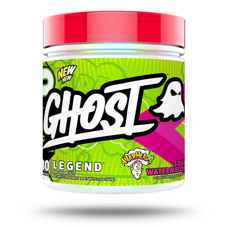 Ghost Legend Pre Workout 660 g. - Warheads® Sour Watermelon skonis