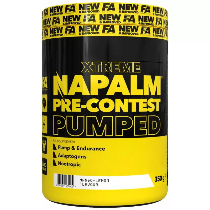 FA Napalm Pre-Contest Pumped 350 g. - Mango Lemon