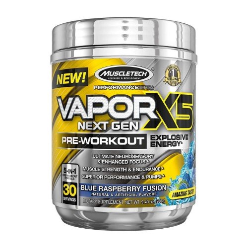 MuscleTech Prieštreniruotinis stimuliantas Vapor X5 Next Gen 232g