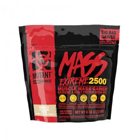 Mutant Mass Xtreme 2500, 2720 g. - Vanilla ice cream skonis