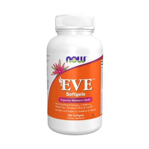 NOW EVE Women's Multi, 180 minkštųjų kapsulių