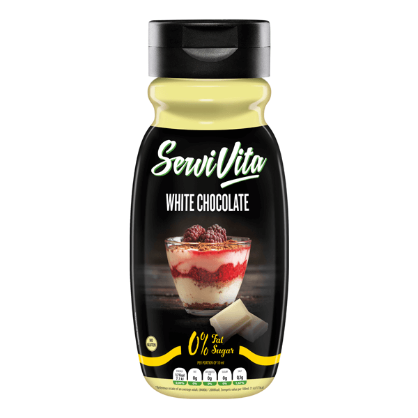 ServiVita White Chocolate Dessert Sauce 320 ml. - White chocolate skonis