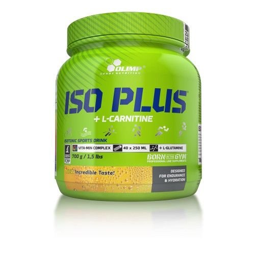 Olimp Iso Plus Powder 700 g. - Tropic blue skonis