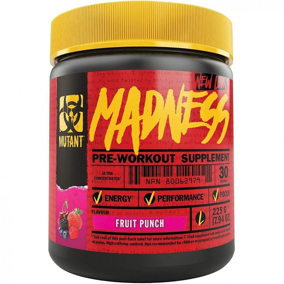 Mutant Madness 225 g. - Fruit Punch skonis