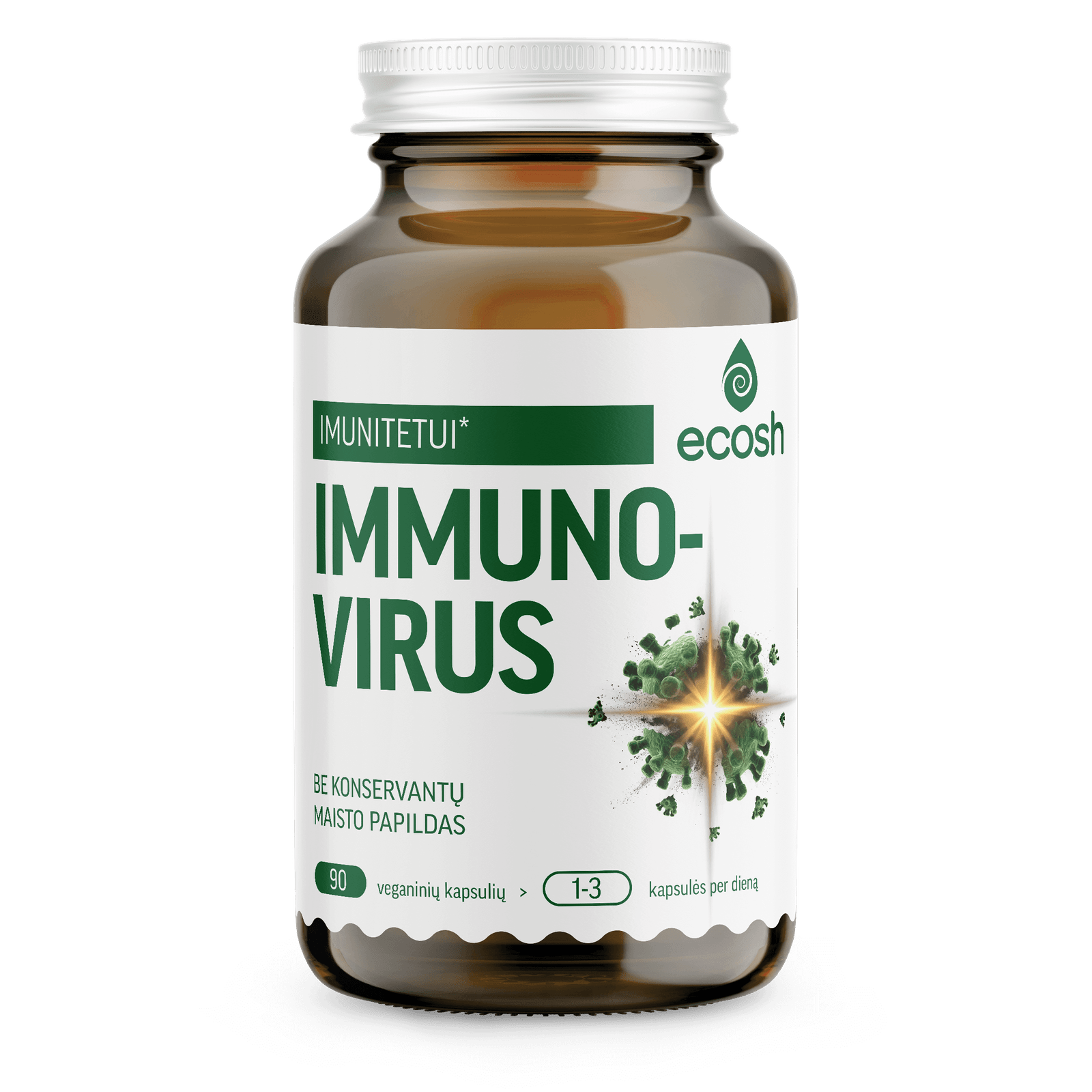 ECOSH IMMUNO-VIRUS, 90 kapsulių