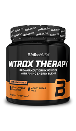 Biotech NitroX Therapy 340 g. - Persikų skonis