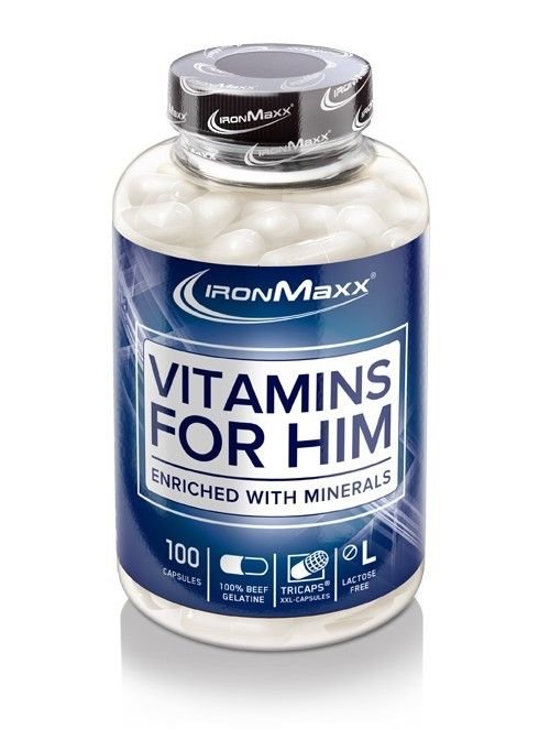 IronMaxx Vitamins For Him 100 kaps.