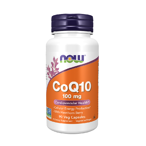 NOW CoQ10 100mg, 90 veganiškų kapsulių