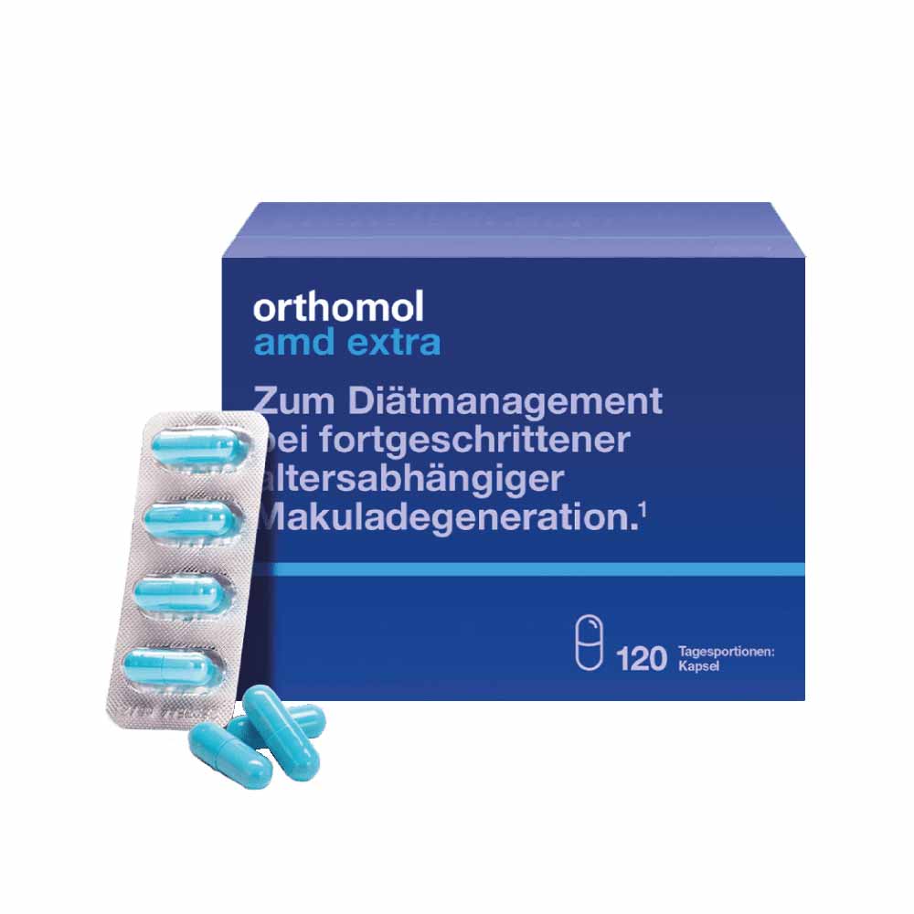 ORTHOMOL AMD Extra kapsulės N120