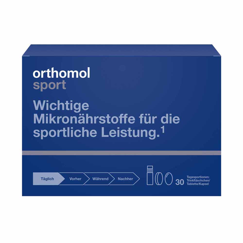 ORTHOMOL Sport butelis + tablėtė + kapsulės N30