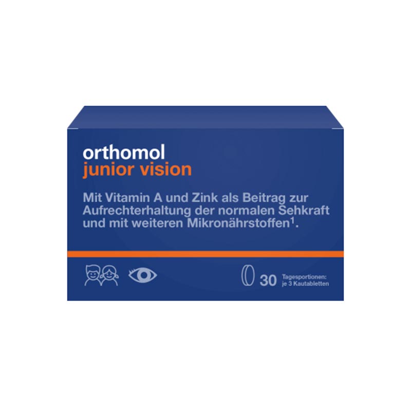 ORTHOMOL Junior Vision kramtomosios tabletės N30