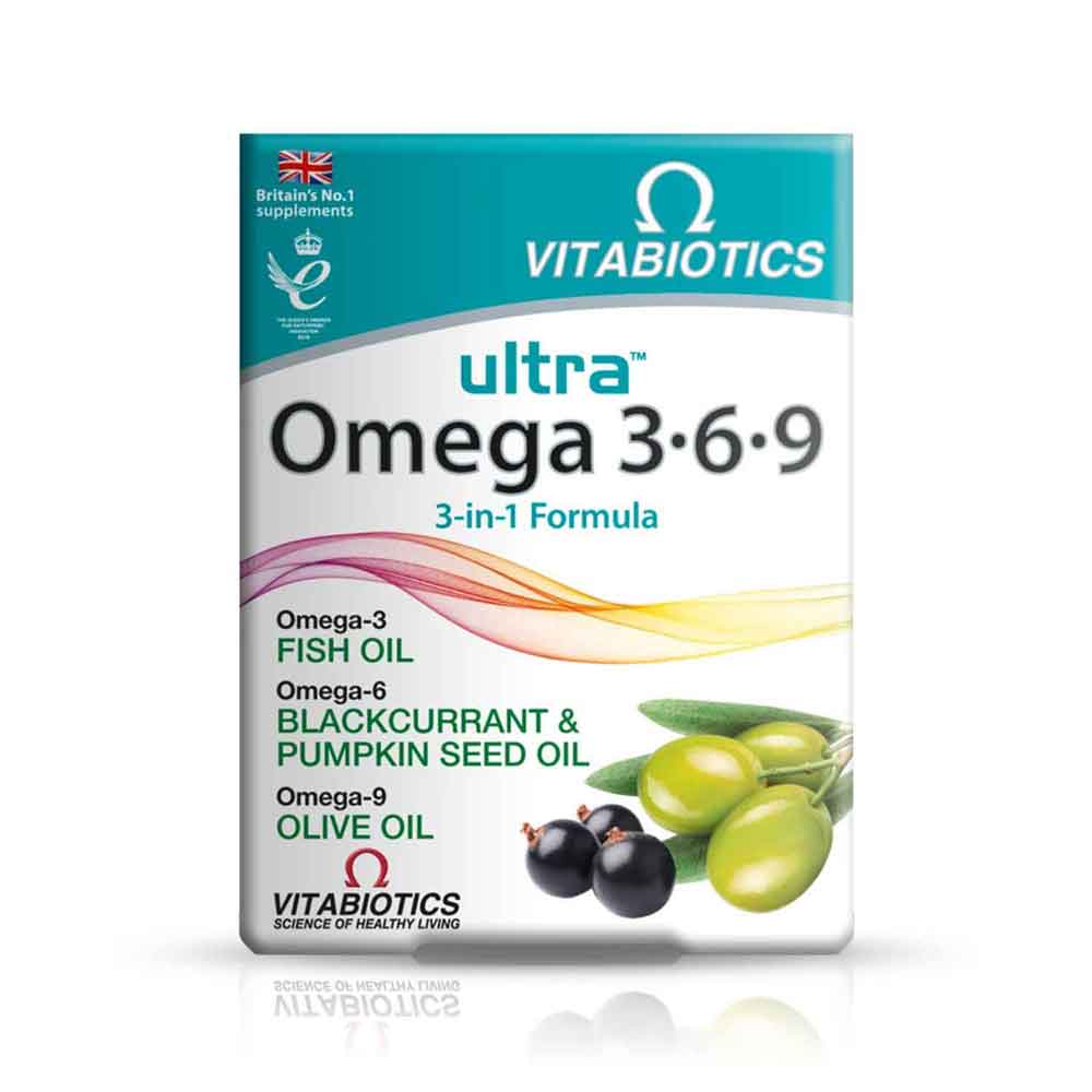 ULTRA Omega 3-6-9 kapsulės N60