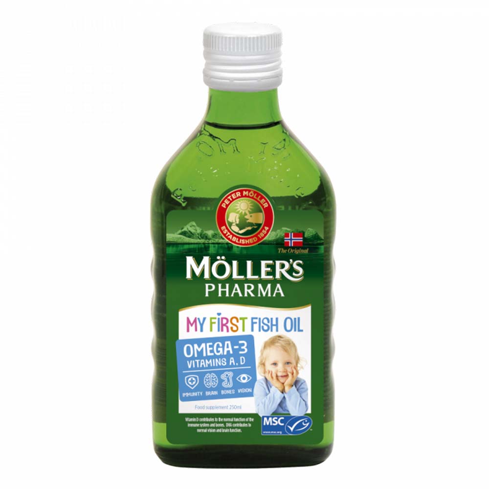 MOLLERS Baby mano pirmieji žuvų taukai 250 ml