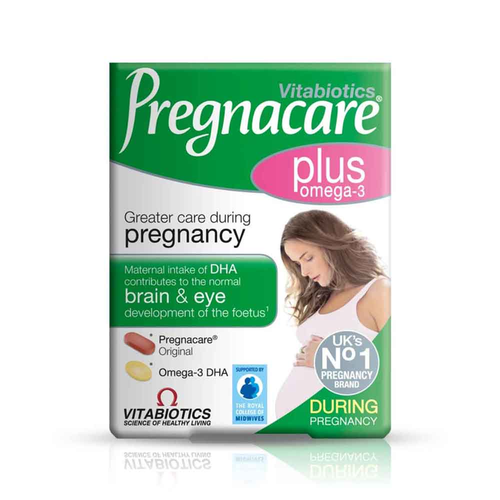 PREGNACARE Plus Omega - 3 tabletės + kapsulės N56