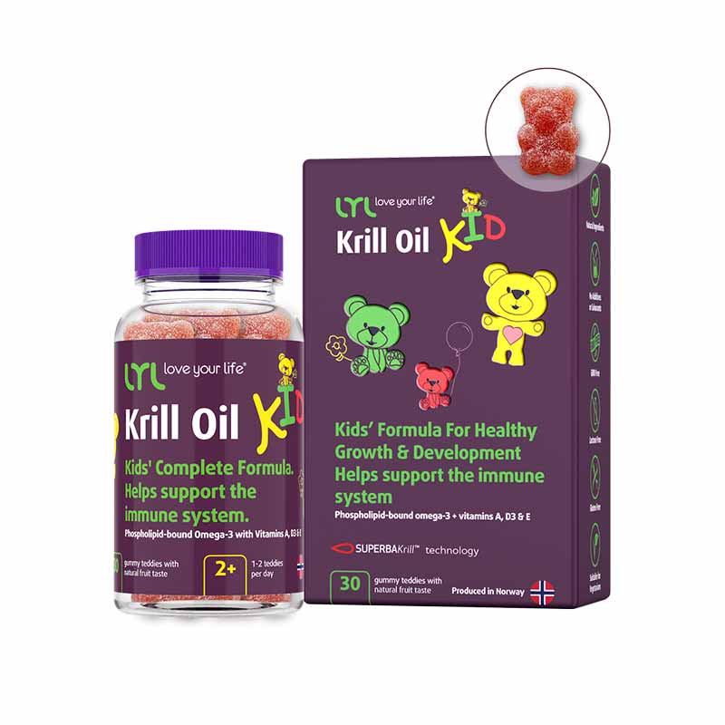 LYL Krill Oil KID želė meškiukai N30