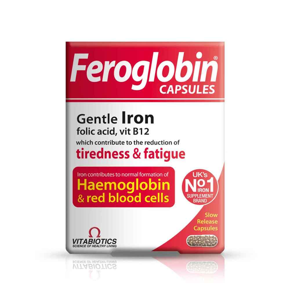 FEROGLOBIN B12 kapsulės N30