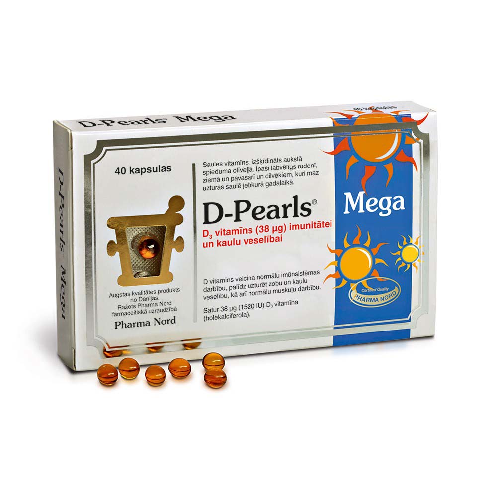 D-Pearls Mega kapsulės N40