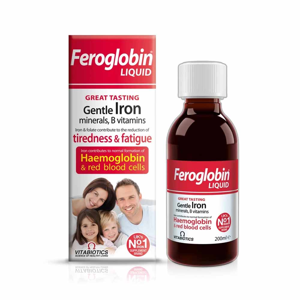 FEROGLOBIN B12 sirupas 200 ml