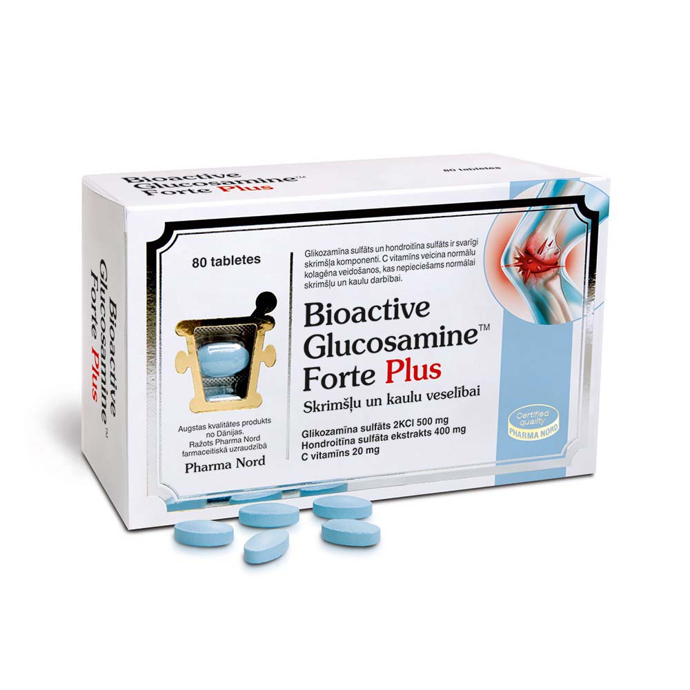 Bioactive Glucosamine Forte Plus tabletės N80