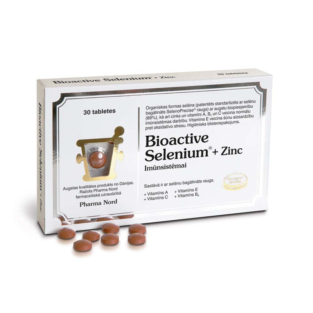 Bioactive Selenium+Zinc tabletės N30