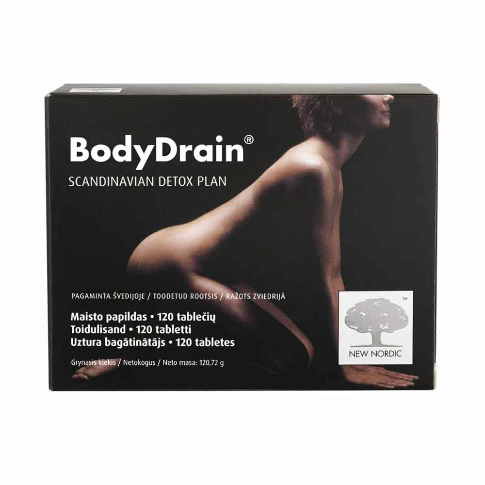 NEW NORDIC BodyDrain tabletės N120