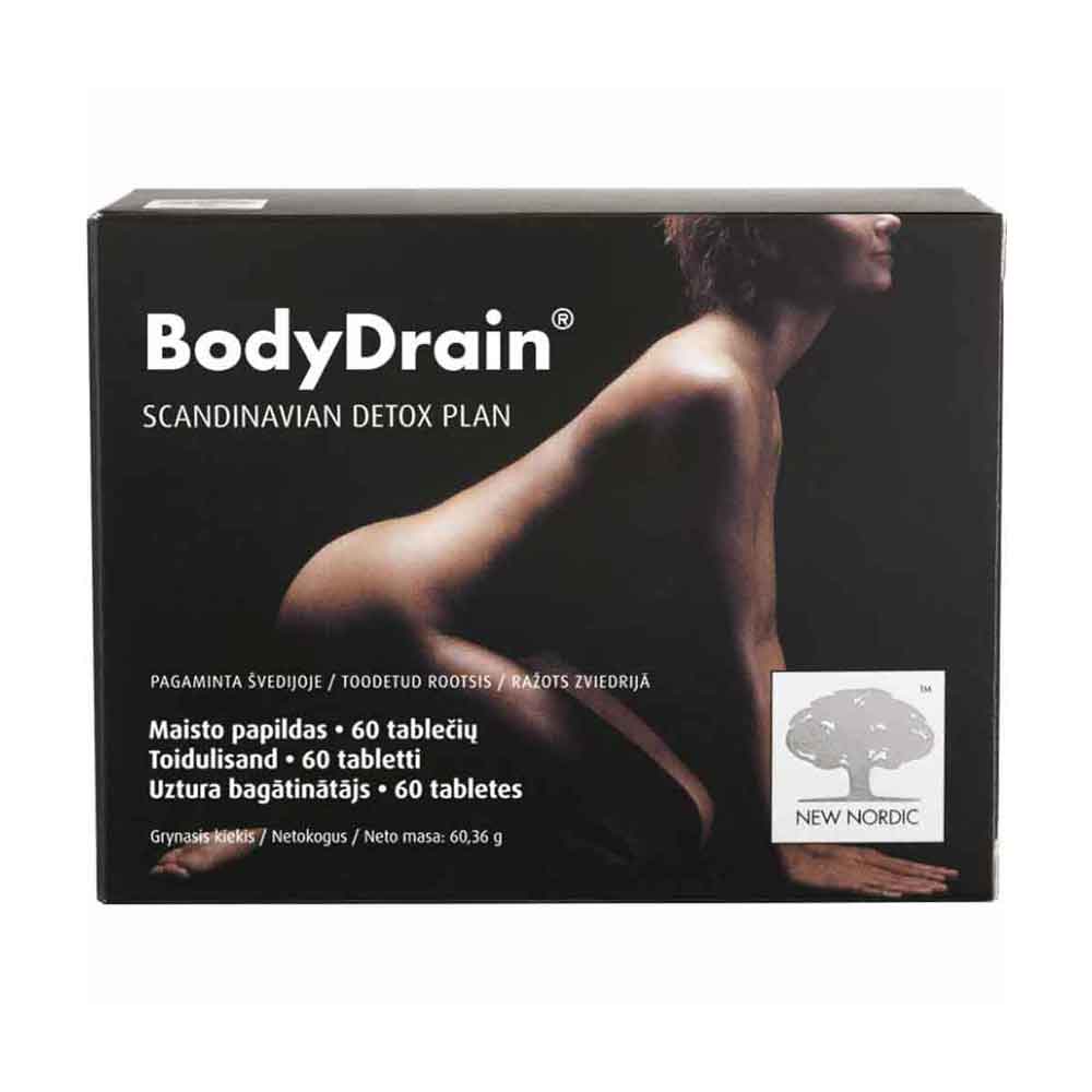 NEW NORDIC BodyDrain tabletės N60