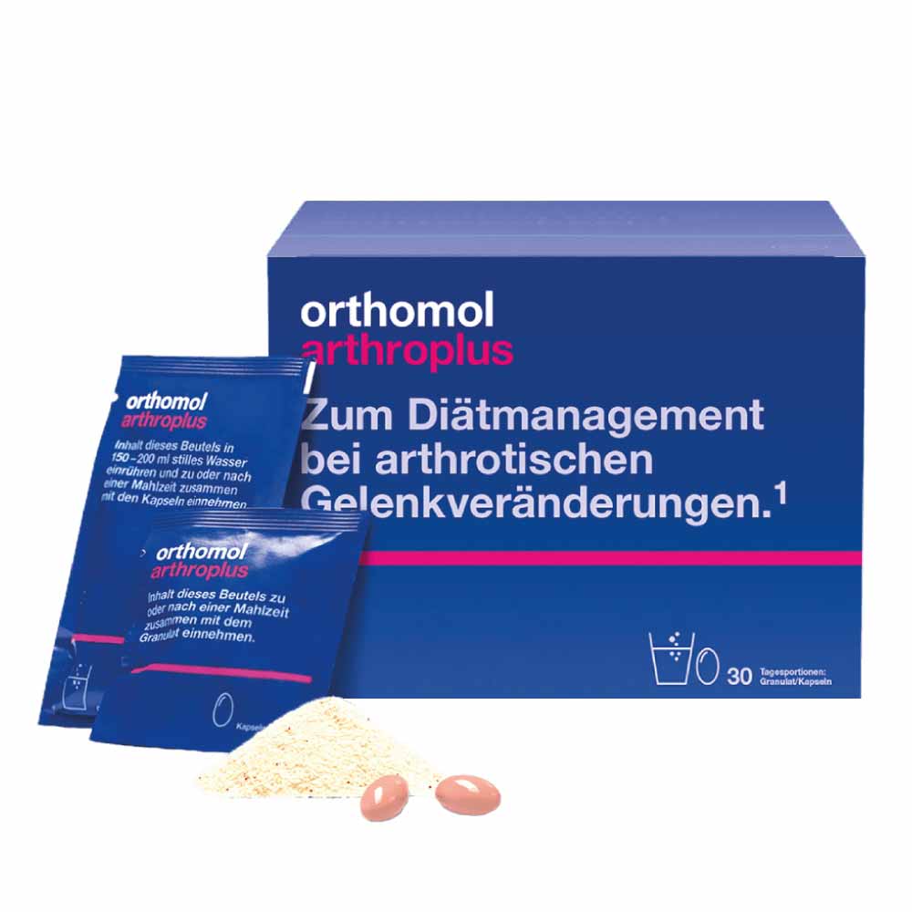 ORTHOMOL Arthro plus milteliai + kapsulės N30