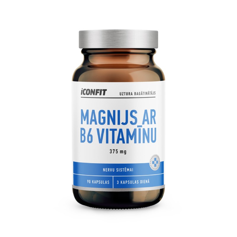 Iconfit magnis B6 375 mg kapsulės N90