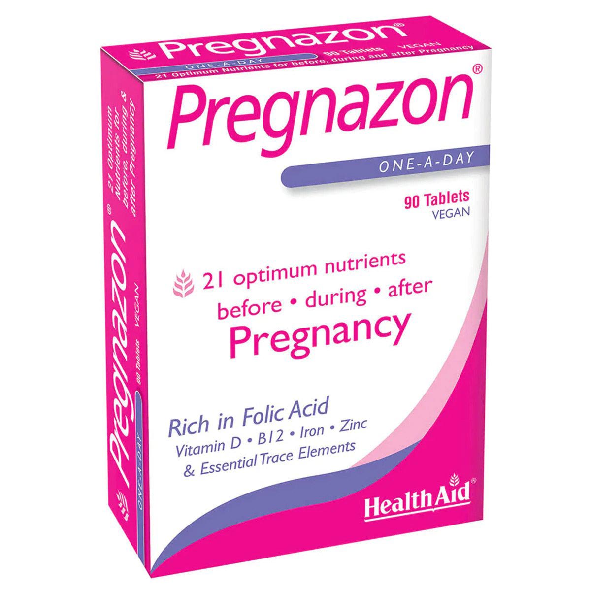 HealthAid Pregnazon tabletės N90