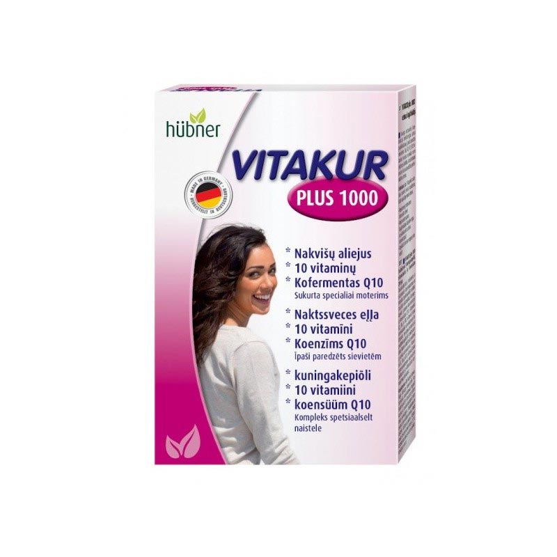 VITAKUR PLUS 1000 kapsulės N30