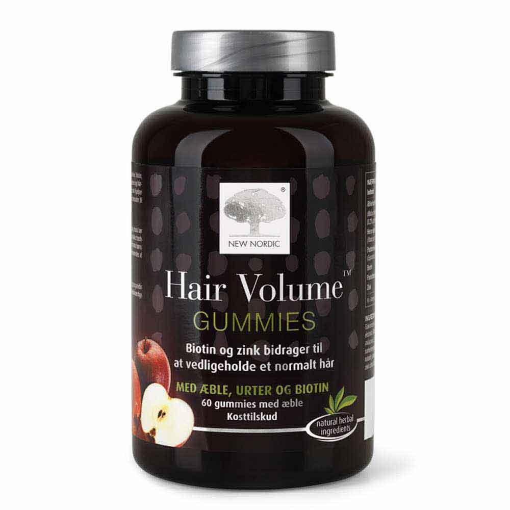 NEW NORDIC Hair Volume Gummies kramtomas pastilės N60