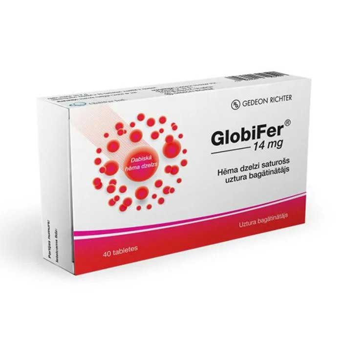 GLOBIFER 14 mg tabletės N40