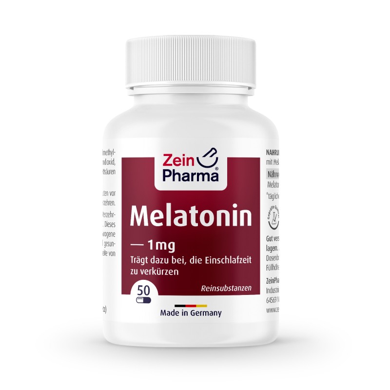 ZEINPHARMA Melatonin 1 mg kapsulės N50