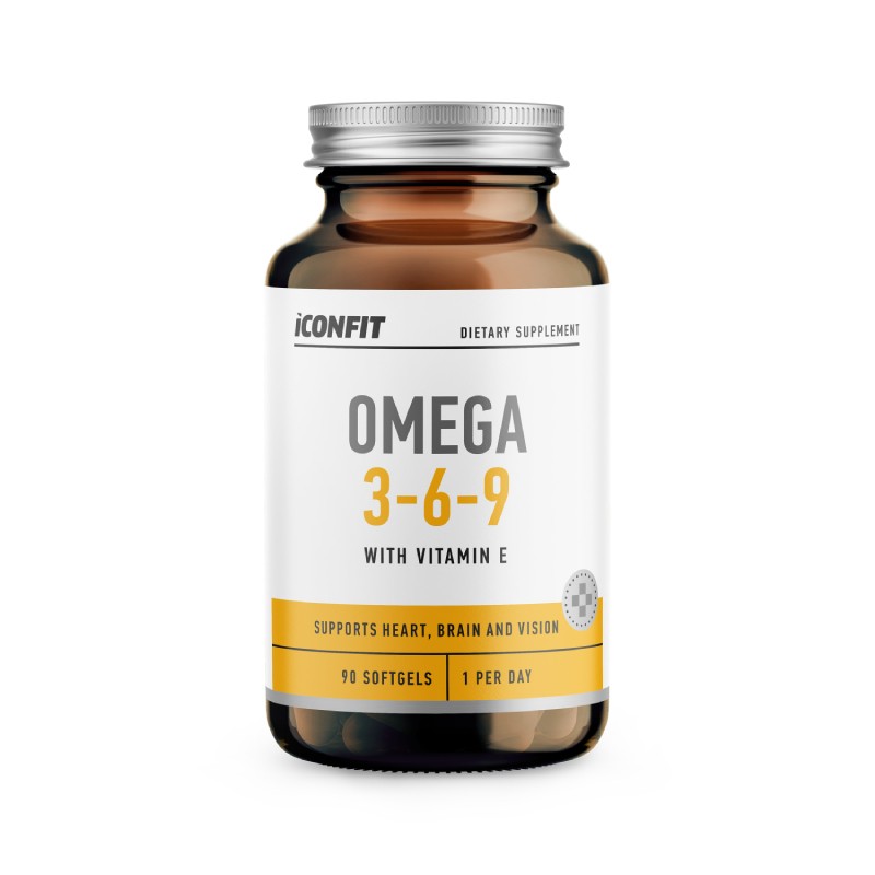 Iconfit Omega 3-6-9 minkštos kapsulės N90