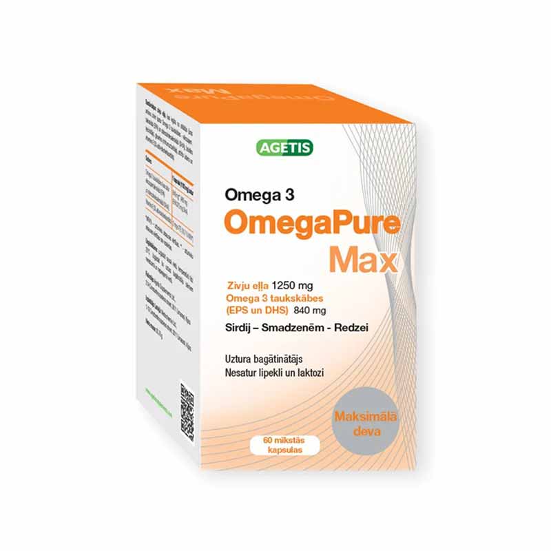 OMEGAPURE Max kapsulės N60